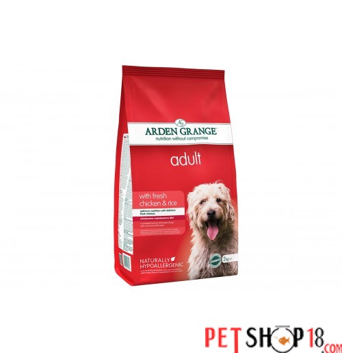 Arden Grange Adult Dog Food Chicken And Rice 2 Kg Petshop18.com